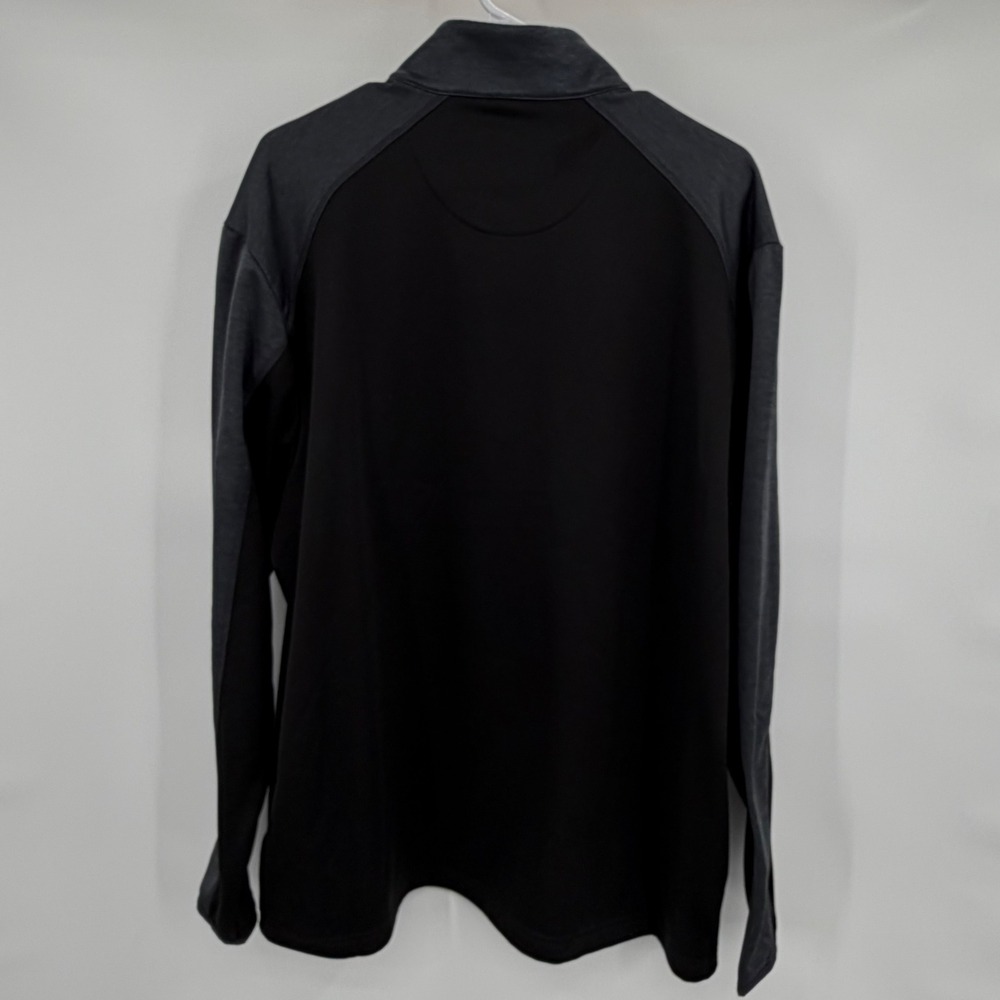 Callaway NWT 1/4 Zip Pullover Mens XL Black Caviar UPF 50 Chest Pocket - Picture 3 of 7